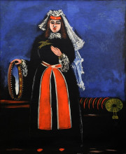 Копия картины "грузинка с тамбурином" художника "пиросмани нико"