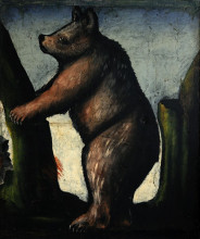 Копия картины "медвежонок" художника "пиросмани нико"