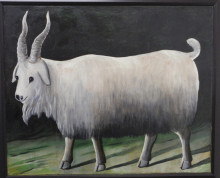 Репродукция картины "goat" художника "пиросмани нико"