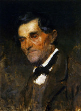 Картина "portrait of a man in a bow tie" художника "ажбе антон"