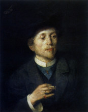 Копия картины "self-portrait" художника "ажбе антон"