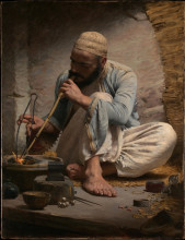 Копия картины "the arab jeweller" художника "пирс чарльз спарк"