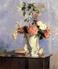 Репродукция картины "bouquet of flowers" художника "писсарро камиль"