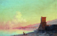 Картина "феодосия. восход солнца" художника "айвазовский иван"
