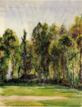 Репродукция картины "landscape" художника "писсарро камиль"