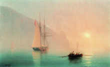 Картина "аю-даг в туманный день" художника "айвазовский иван"