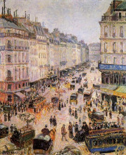 Копия картины "rue saint lazare" художника "писсарро камиль"