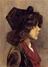 Копия картины "portrait of a boy" художника "позао энрике"
