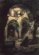 Копия картины "церковь святой елены. придел храма гроба господня." художника "поленов василий"