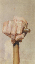 Копия картины "кисть правой руки, сжимающей посох" художника "поленов василий"