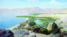 Копия картины "генисаретское озеро" художника "поленов василий"