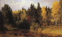 Копия картины "осень в абрамцеве" художника "поленов василий"