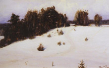 Копия картины "зима" художника "поленов василий"