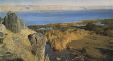 Репродукция картины "генисаретское озеро" художника "поленов василий"