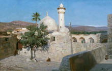 Репродукция картины "мечеть в дженине" художника "поленов василий"