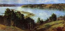 Репродукция картины "the river oka" художника "поленов василий"