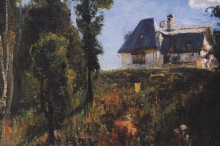 Копия картины "дом поленовых в бёхове" художника "поленов василий"