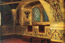 Репродукция картины "золотая царицына палата. окно." художника "поленов василий"