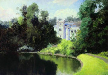 Копия картины "пруд в парке. ольшанка" художника "поленов василий"