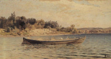 Копия картины "лодка" художника "поленов василий"
