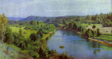 Репродукция картины "the river oyat" художника "поленов василий"