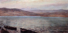 Копия картины "тивериадское (генисаретское) озеро" художника "поленов василий"