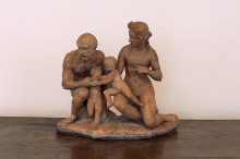Копия картины "holy family" художника "понтормо джакопо"
