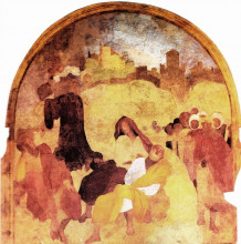 Картина "the agony in the garden" художника "понтормо джакопо"