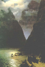 Копия картины "каньон дарьял" художника "айвазовский иван"
