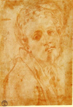Картина "self portrait" художника "понтормо джакопо"