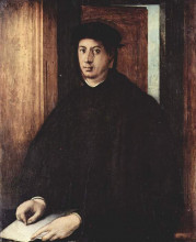 Картина "portrait of alessandro de&#39; medici" художника "понтормо джакопо"