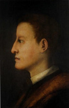 Репродукция картины "cosimo i de&#39; medici" художника "понтормо джакопо"
