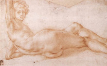 Копия картины "hermaphrodite figure" художника "понтормо джакопо"