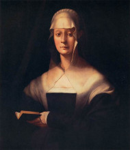 Копия картины "portrait of maria salviati" художника "понтормо джакопо"