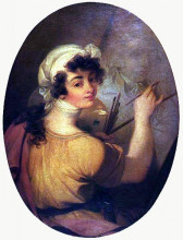 Картина "portrait of a woman (painter)" художника "портуэнсе виейра"