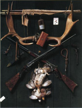 Копия картины "sportsman&#39;s still life" художника "поуп александр"