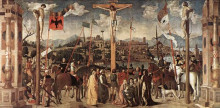 Репродукция картины "crucifixion" художника "провост ян"