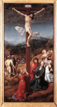 Копия картины "crucifixion" художника "провост ян"