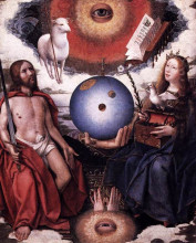 Репродукция картины "allegory of christianity" художника "провост ян"