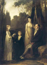 Картина "portrait of rutger jan schimmelpenninck and his family" художника "прюдон пьер поль"