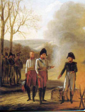 Копия картины "the conversation of napoleon and francois ii" художника "прюдон пьер поль"