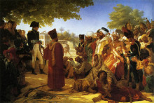 Репродукция картины "napoleon bonaparte pardoning the rebels at cairo" художника "пьер-нарцисс герен"