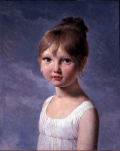 Репродукция картины "the artist&#39;s daughter" художника "пьер-нарцисс герен"