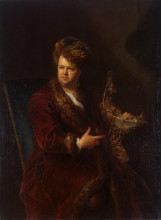 Картина "портрет иоганна мельхиора динглингера" художника "пэн антуан"