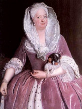 Копия картины "portrait of sophie dorothea von preu&#223;en" художника "пэн антуан"
