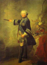 Репродукция картины "portrait of frederick ii" художника "пэн антуан"