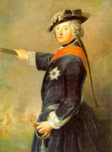 Копия картины "frederick ii of prussia as general" художника "пэн антуан"