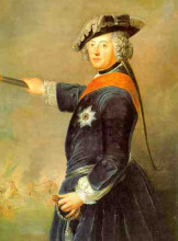 Репродукция картины "frederick ii of prussia as general" художника "пэн антуан"