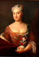 Копия картины "countess friederike von ansbach" художника "пэн антуан"