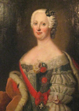 Картина "joanna elisabeth of holstein-gottorp" художника "пэн антуан"